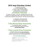 2019 Jeep Cherokee Limited 4x4