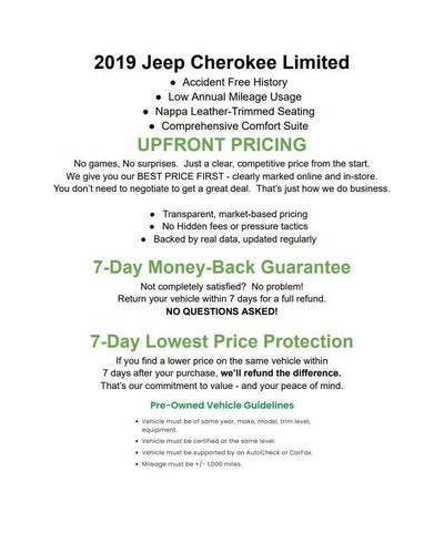 2019 Jeep Cherokee Limited 4x4