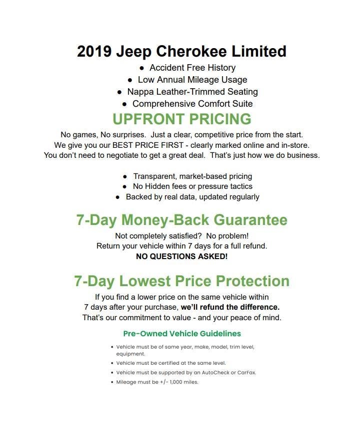 2019 Jeep Cherokee Limited 4x4