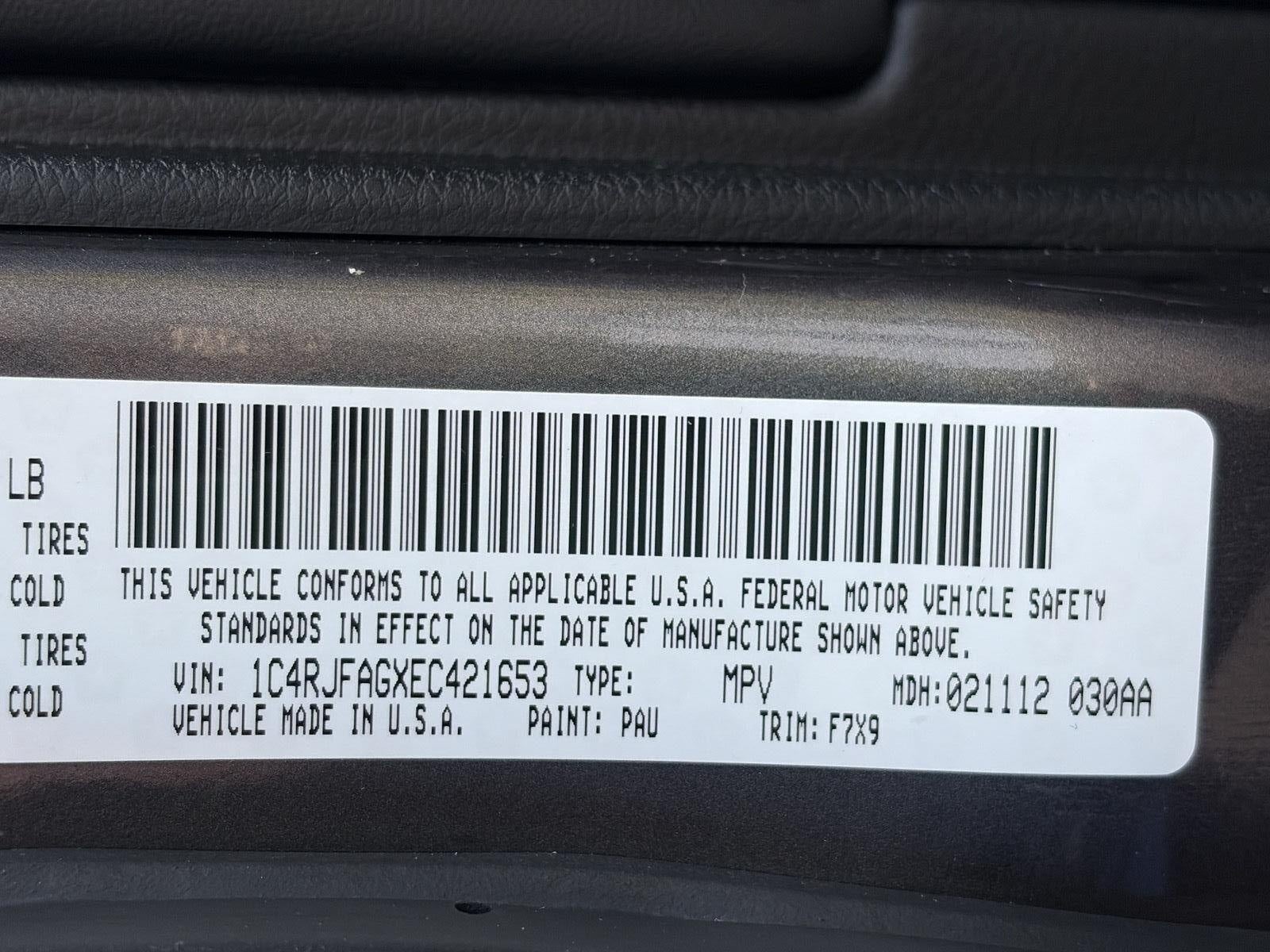 2014 Jeep Grand Cherokee 4WD 4dr Laredo