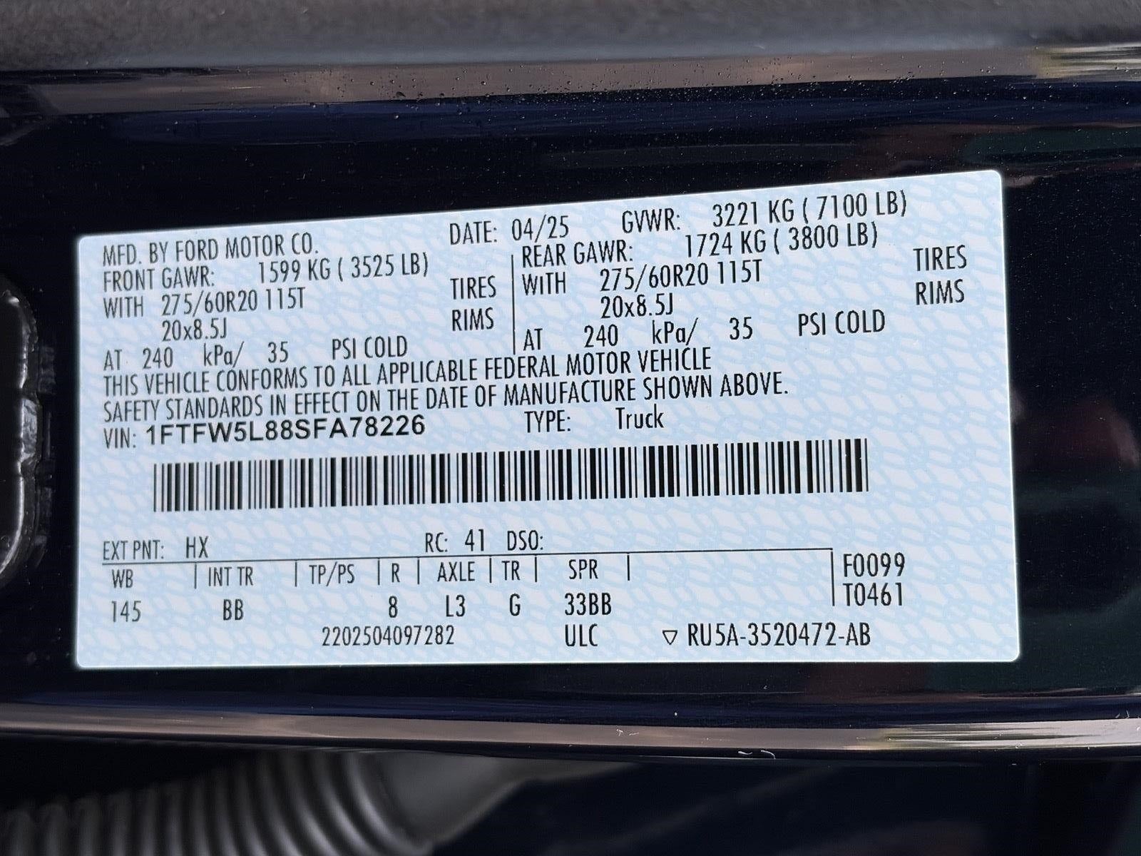 2025 Ford F-150 LARIAT