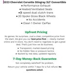 2023 Chevrolet Corvette 2dr Stingray Conv w/2LT
