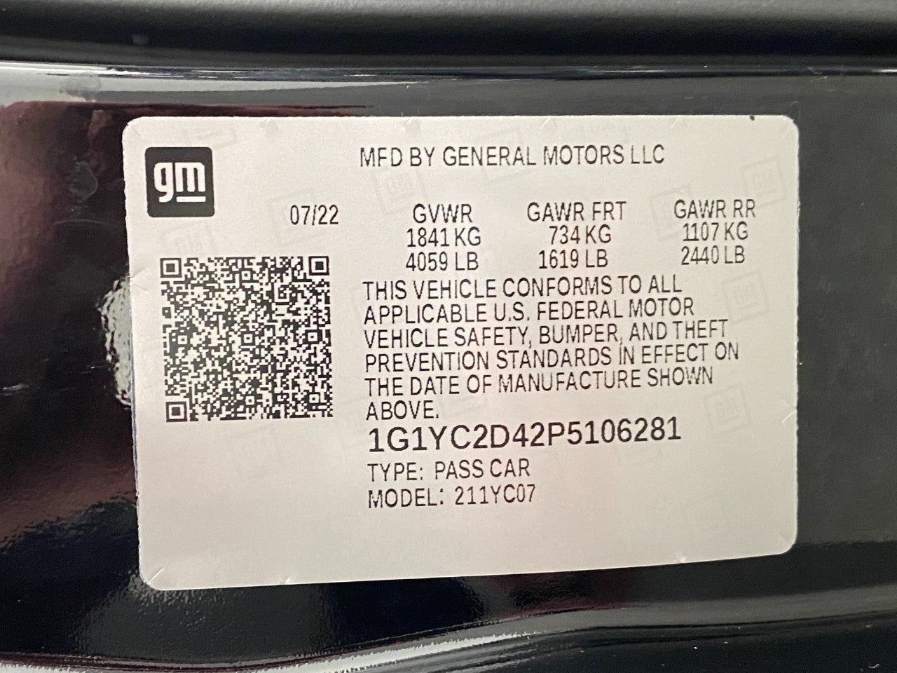 2023 Chevrolet Corvette 2dr Stingray Cpe w/3LT