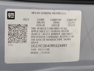 2024 Chevrolet Corvette 2dr Stingray Conv w/3LT