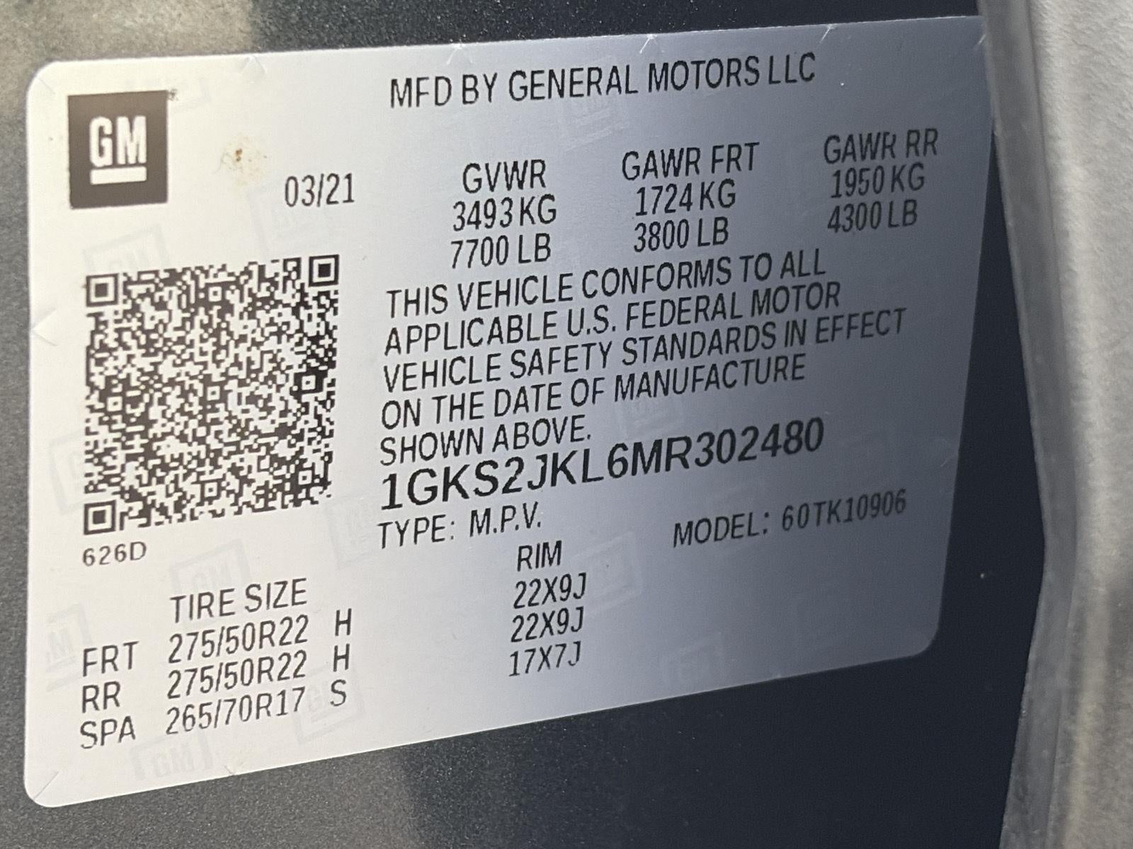 2021 GMC Yukon XL 4WD 4dr Denali