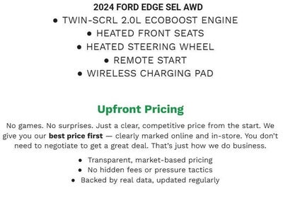 2024 Ford Edge SEL AWD