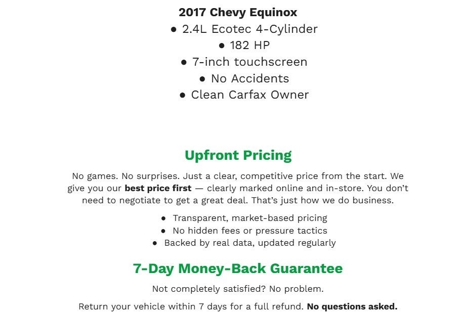 2017 Chevrolet Equinox AWD 4dr LS