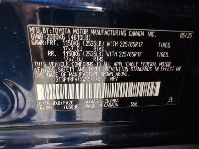 2025 Toyota RAV4 XLE AWD