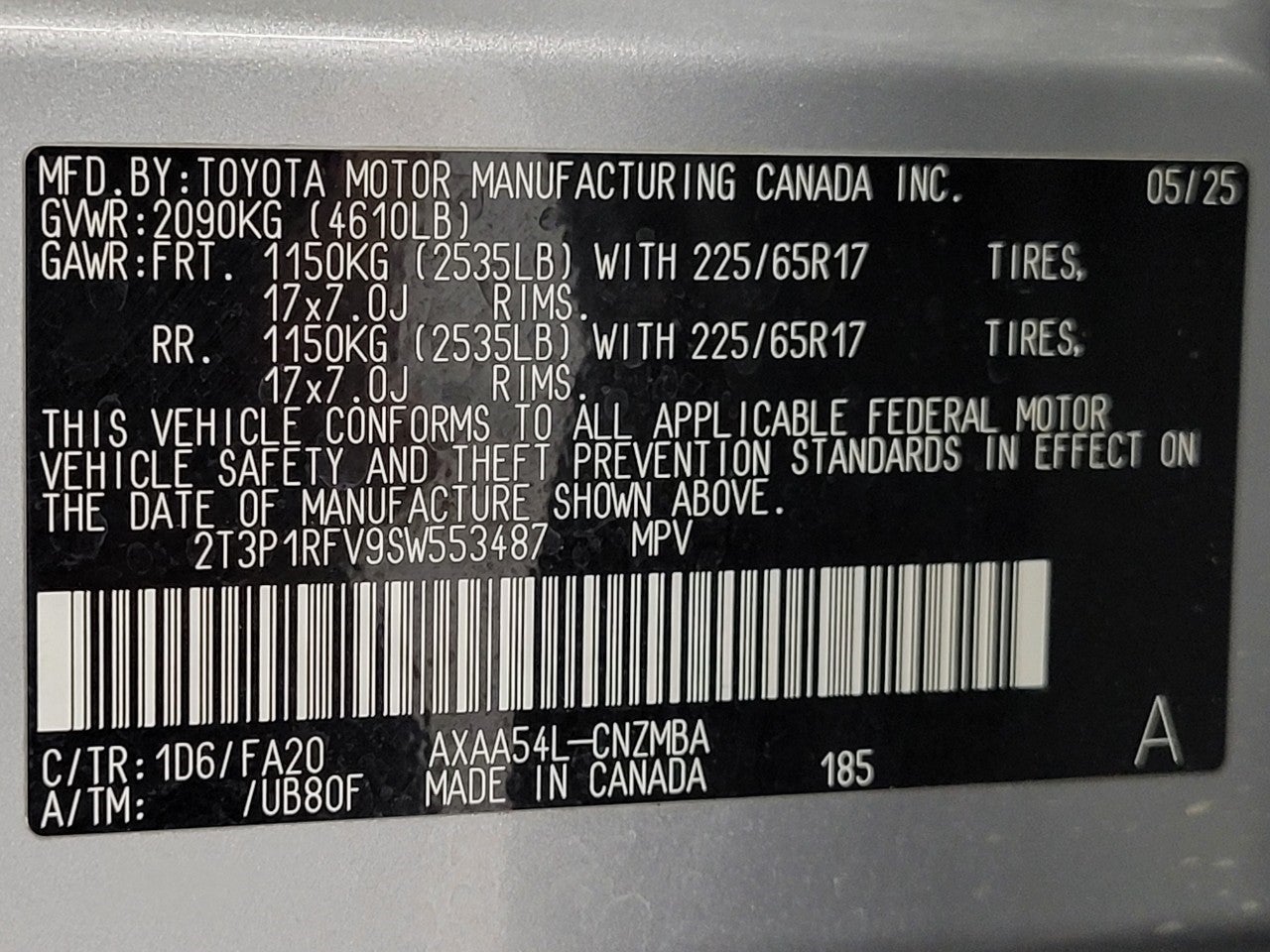 2025 Toyota RAV4 XLE AWD