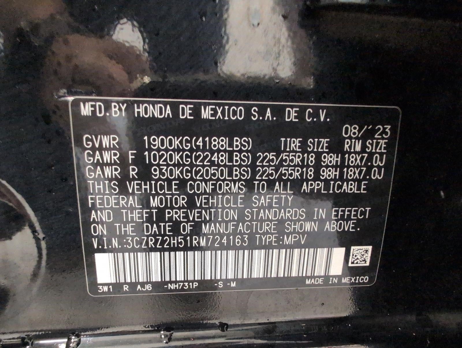 2024 Honda HR-V Sport AWD CVT
