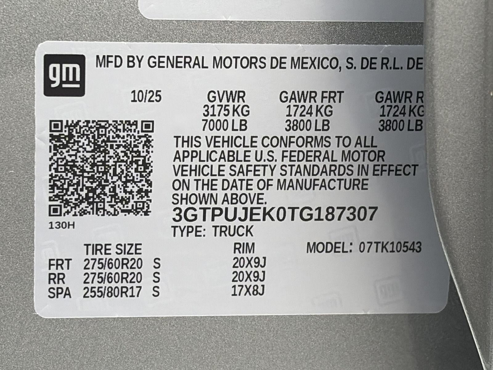 2026 GMC Sierra 1500 4WD Crew Cab 147 Elevation w/3VL