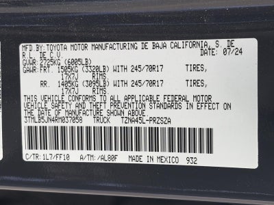 2024 Toyota TACOMA 4WD SR5