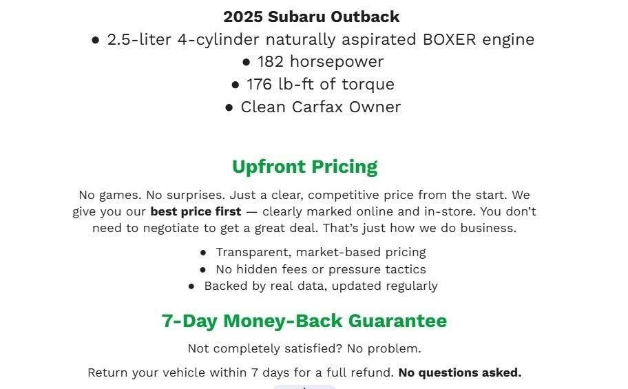 2025 Subaru Outback Premium AWD