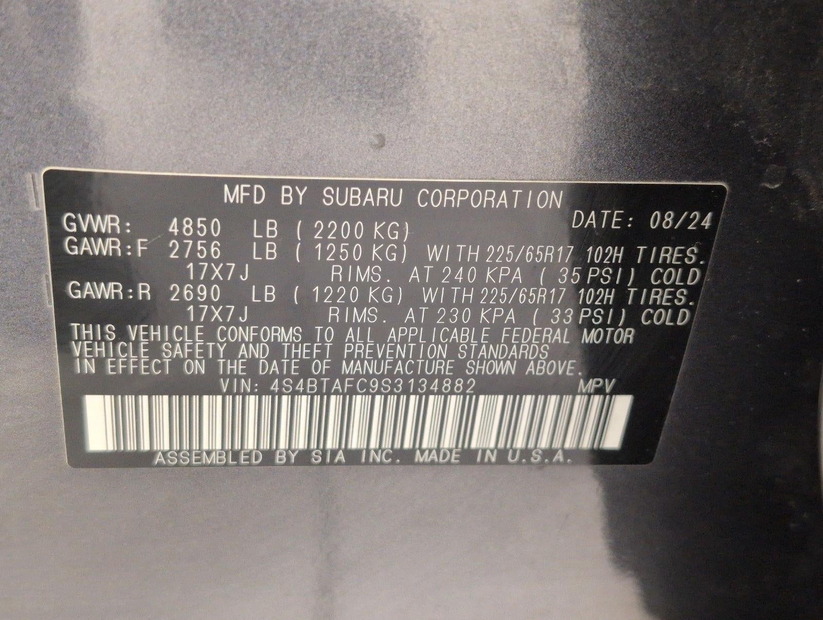 2025 Subaru Outback Premium AWD