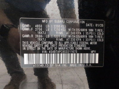 2025 Subaru Outback Touring AWD