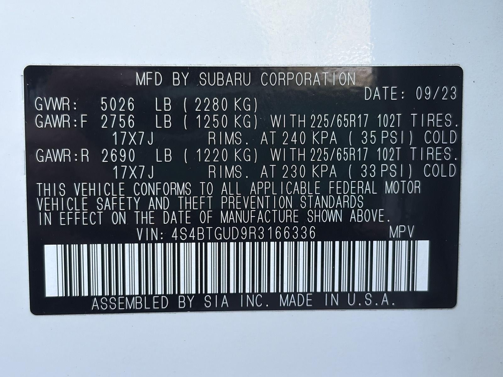 2024 Subaru Outback Wilderness AWD