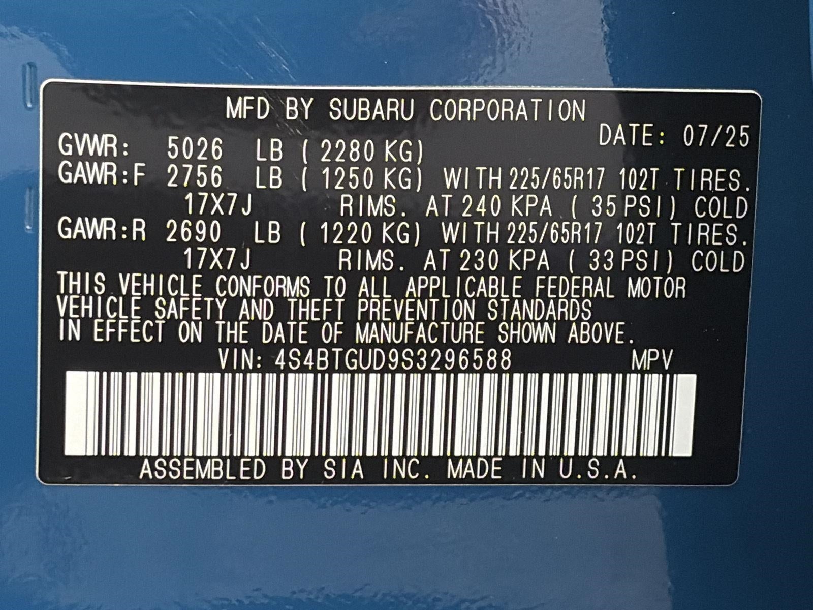 2025 Subaru Outback Wilderness AWD