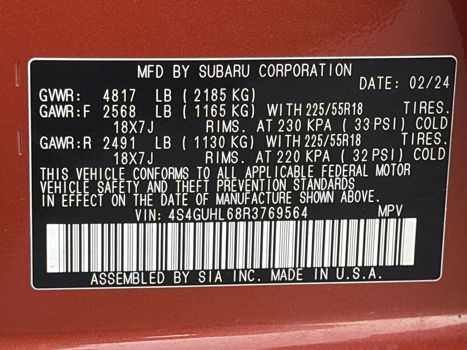 2024 Subaru Crosstrek Limited AWD