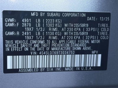 2026 Subaru Forester Touring AWD