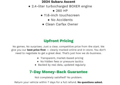 2024 Subaru Ascent Premium 7-Passenger