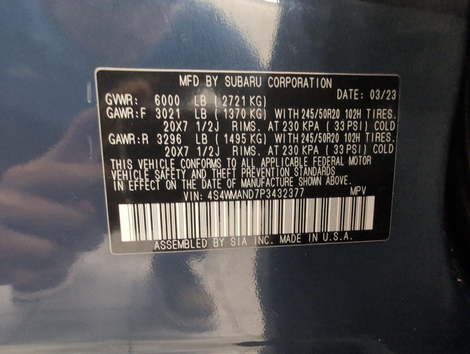 2023 Subaru Ascent Limited 8-Passenger