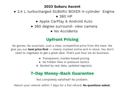 2023 Subaru Ascent Limited 8-Passenger