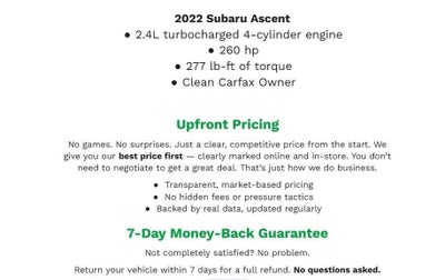 2022 Subaru Ascent Touring 7-Passenger