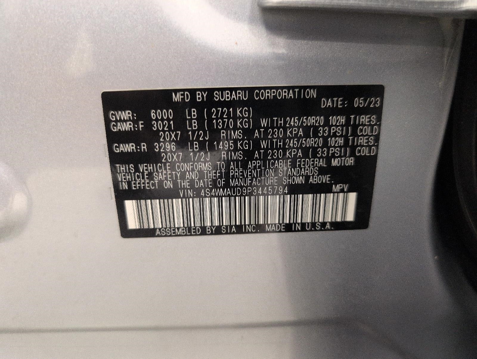2023 Subaru Ascent Limited 7-Passenger