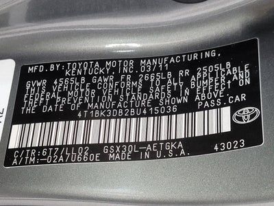 2011 Toyota Avalon 4dr Sdn