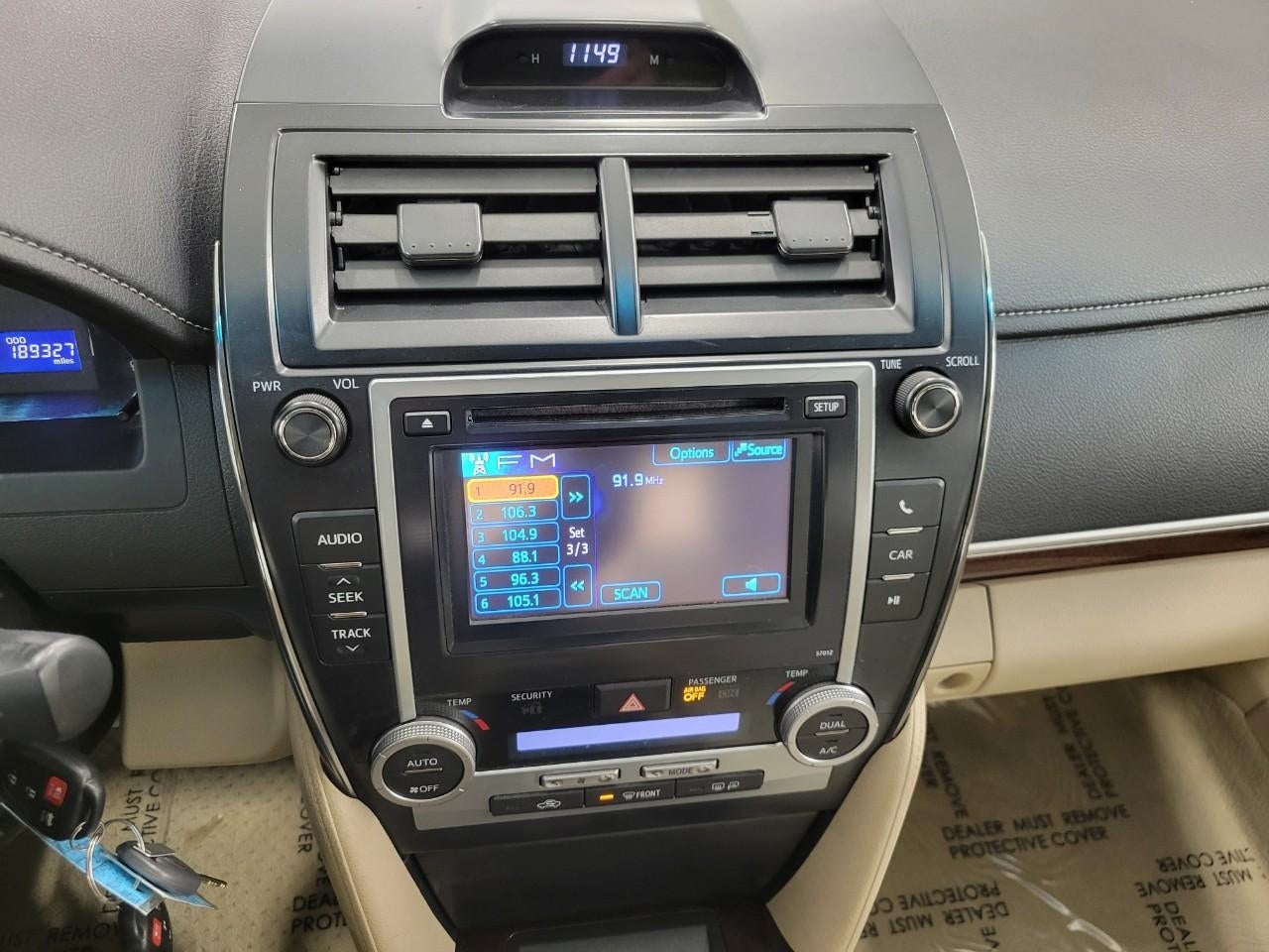 2012 Toyota Camry 4dr Sdn I4 Auto XLE