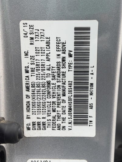 2015 Honda CR-V AWD 5dr EX