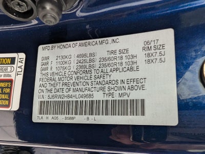 2017 Honda CR-V EX-L AWD