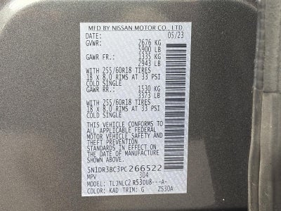 2023 Nissan Pathfinder SV 4WD