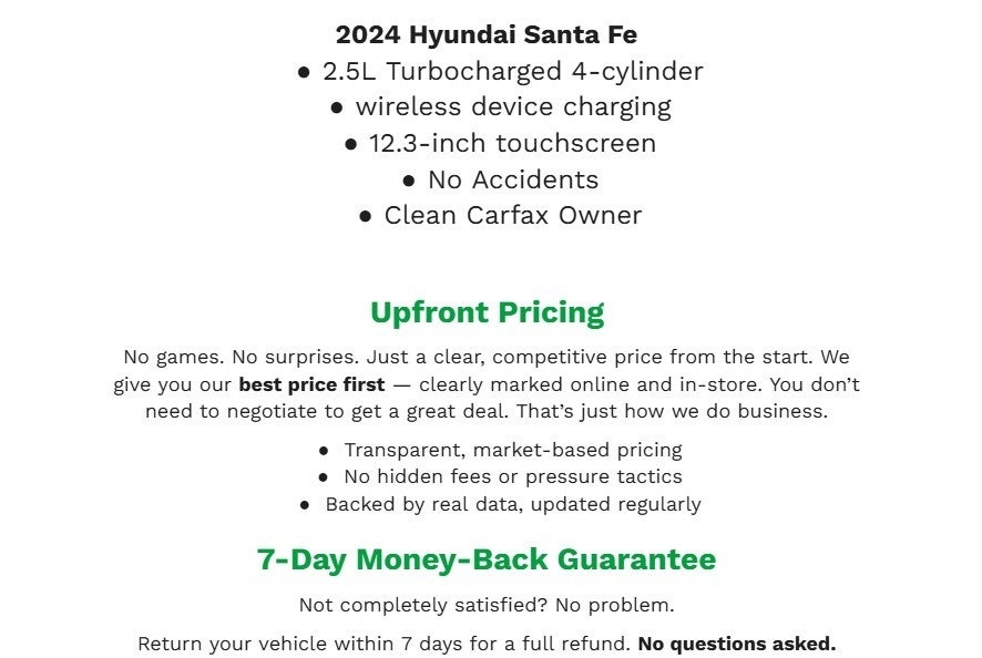 2024 Hyundai Santa Fe SEL AWD