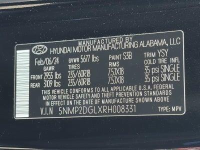 2024 Hyundai Santa Fe SEL AWD