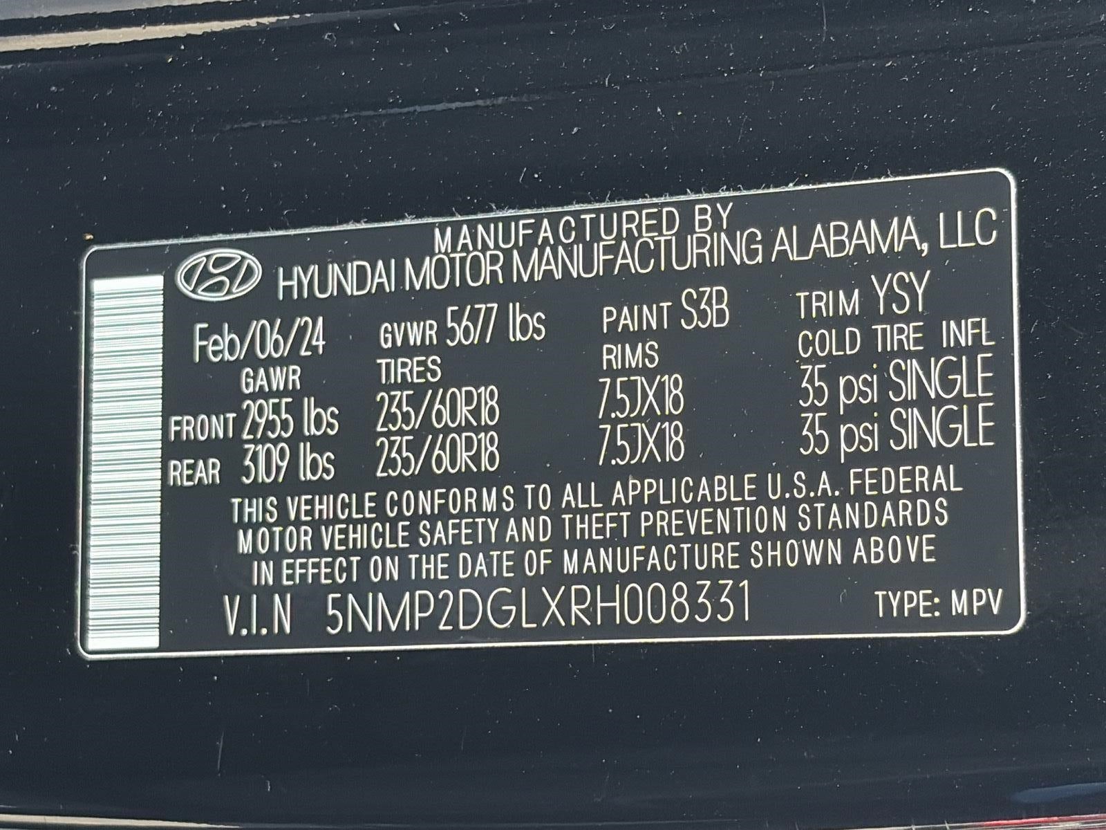 2024 Hyundai Santa Fe SEL AWD