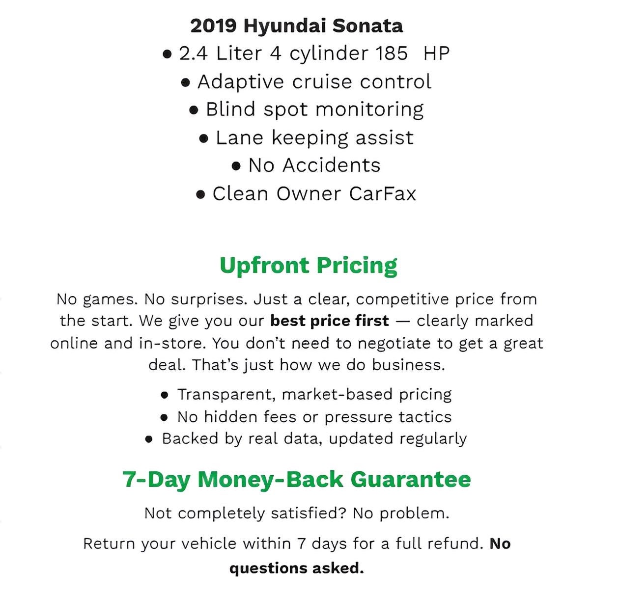 2019 Hyundai SONATA SEDAN