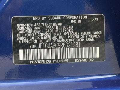 2024 Subaru Impreza AWD
