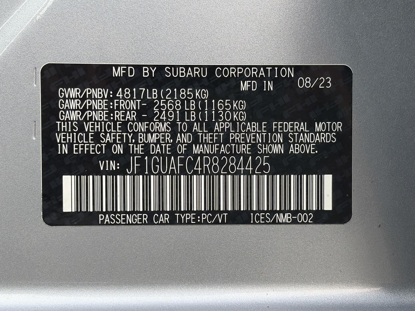 2024 Subaru Impreza Sport AWD