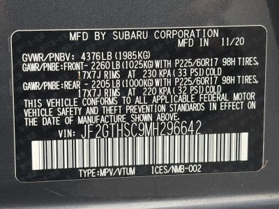 2021 Subaru Crosstrek Sport CVT