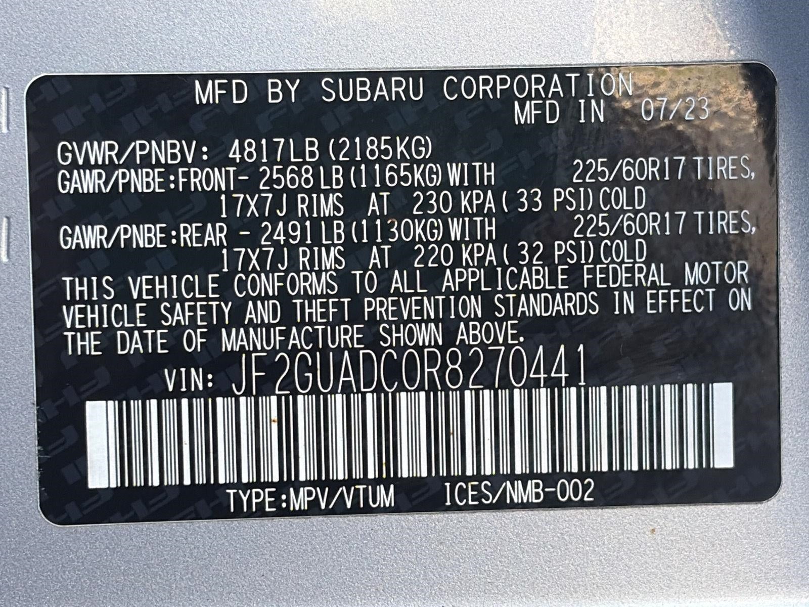 2024 Subaru Crosstrek Premium AWD