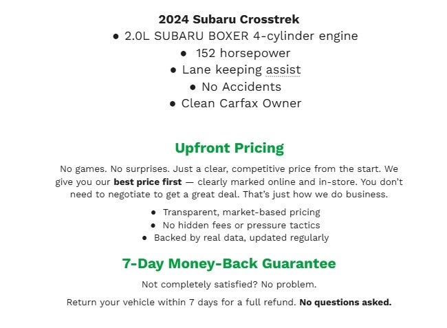 2024 Subaru Crosstrek Premium AWD