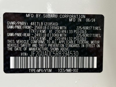 2024 Subaru Crosstrek Premium AWD