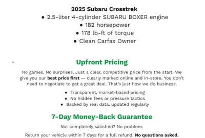 2025 Subaru Crosstrek Premium AWD