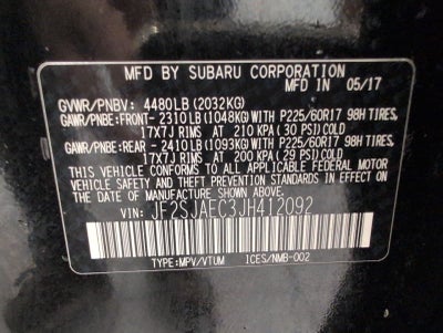 2018 Subaru Forester 2.5i Premium CVT