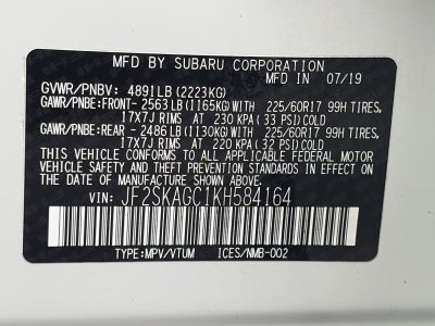 2019 Subaru Forester 2.5i Premium