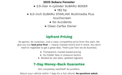 2025 Subaru Forester Wilderness CVT