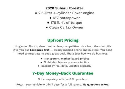 2020 Subaru Forester Premium CVT