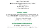 2024 Subaru Forester Touring AWD