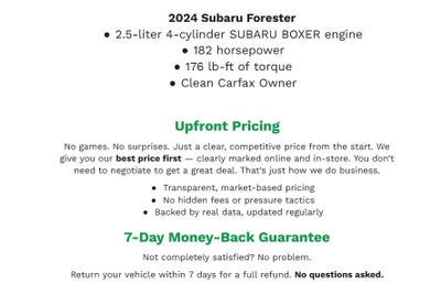 2024 Subaru Forester Touring AWD